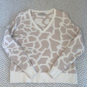 LOFT Giraffe Print Sweater